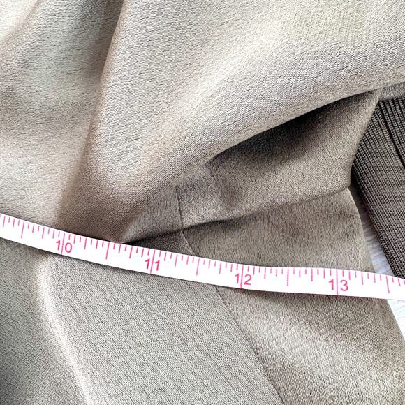 Banana Republic Satin High Rise Cargo Joggers | Olive Green Size Medium - Picture 7 of 8